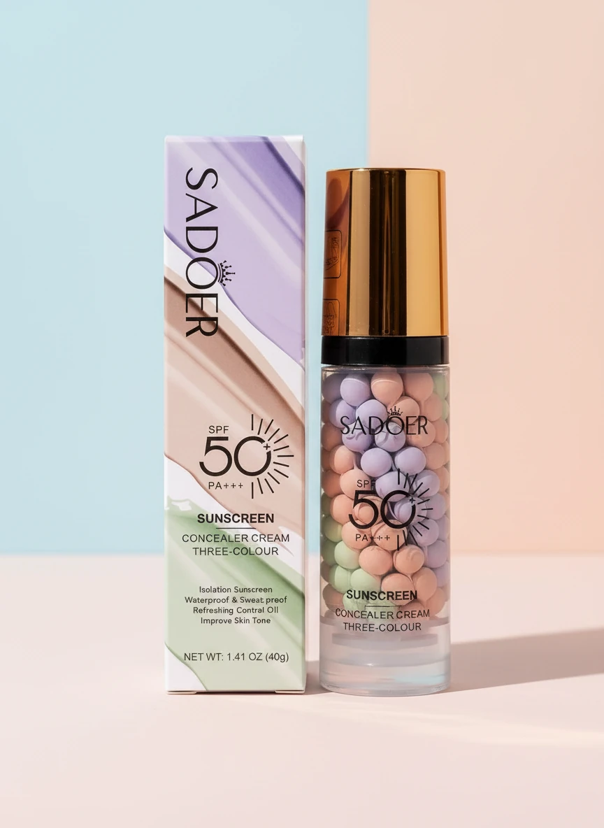 پرایمر و کانسیلر رنگین کمانی سادور SPF 50
