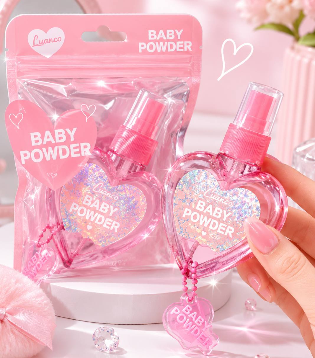 عطر بیکینی قلبی Baby Powder