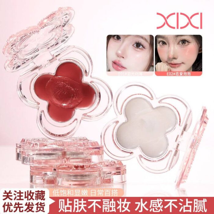 رژگونه کرمی وبالم گونه xixi