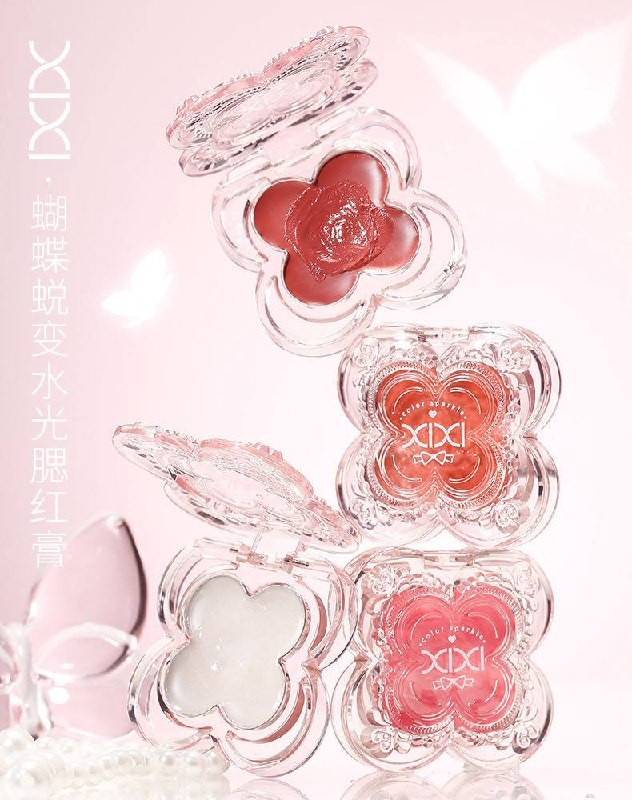رژگونه کرمی وبالم گونه xixi