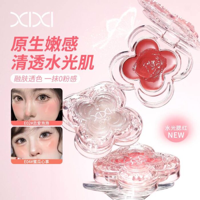 رژگونه کرمی وبالم گونه xixi