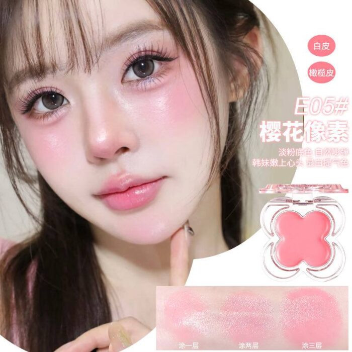 رژگونه کرمی وبالم گونه xixi