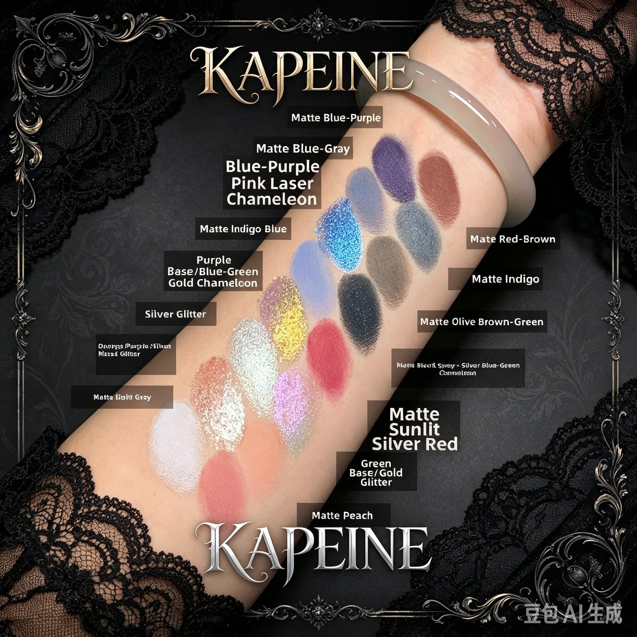 پالت سایه رزالین KAPEINE