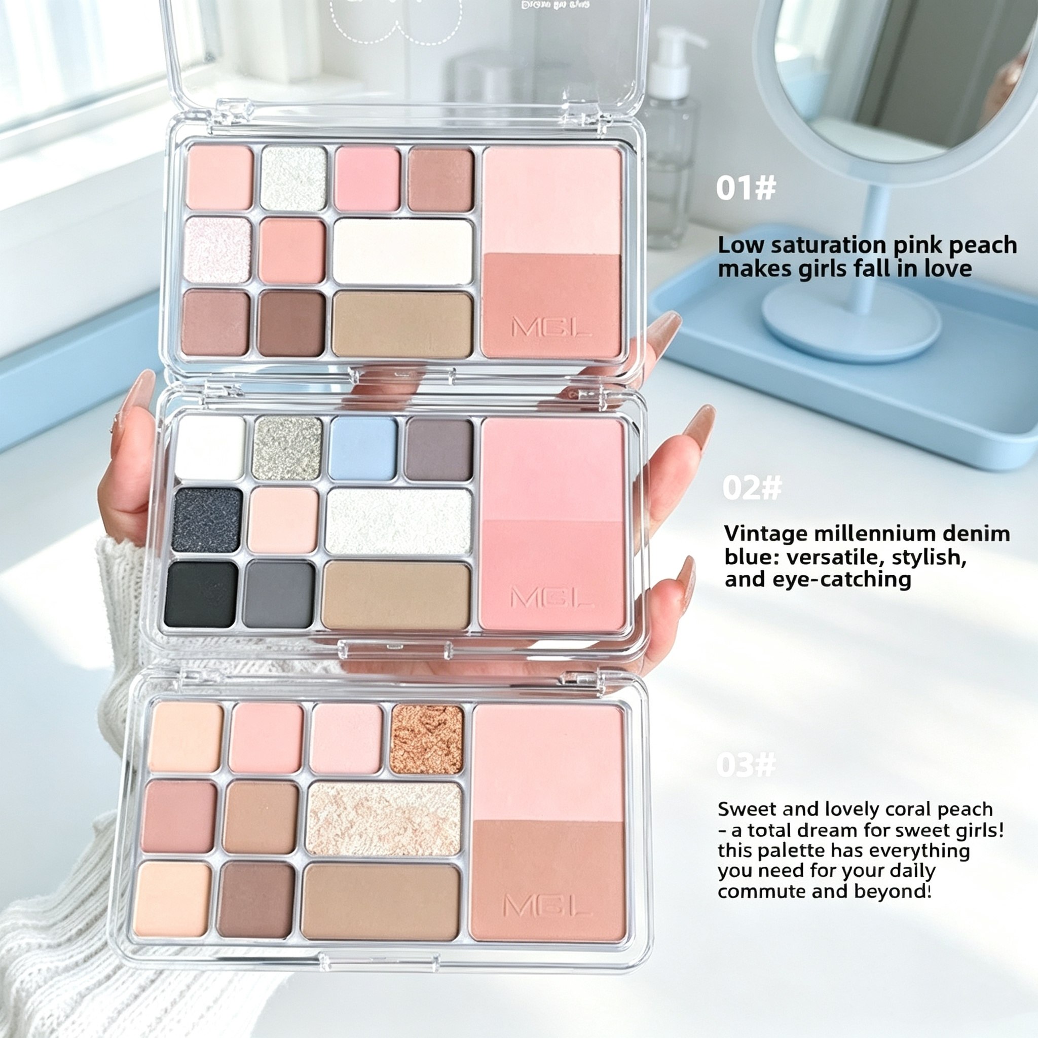 MGL Modern Eyeshadow Palette پالت سایه مینمیمال