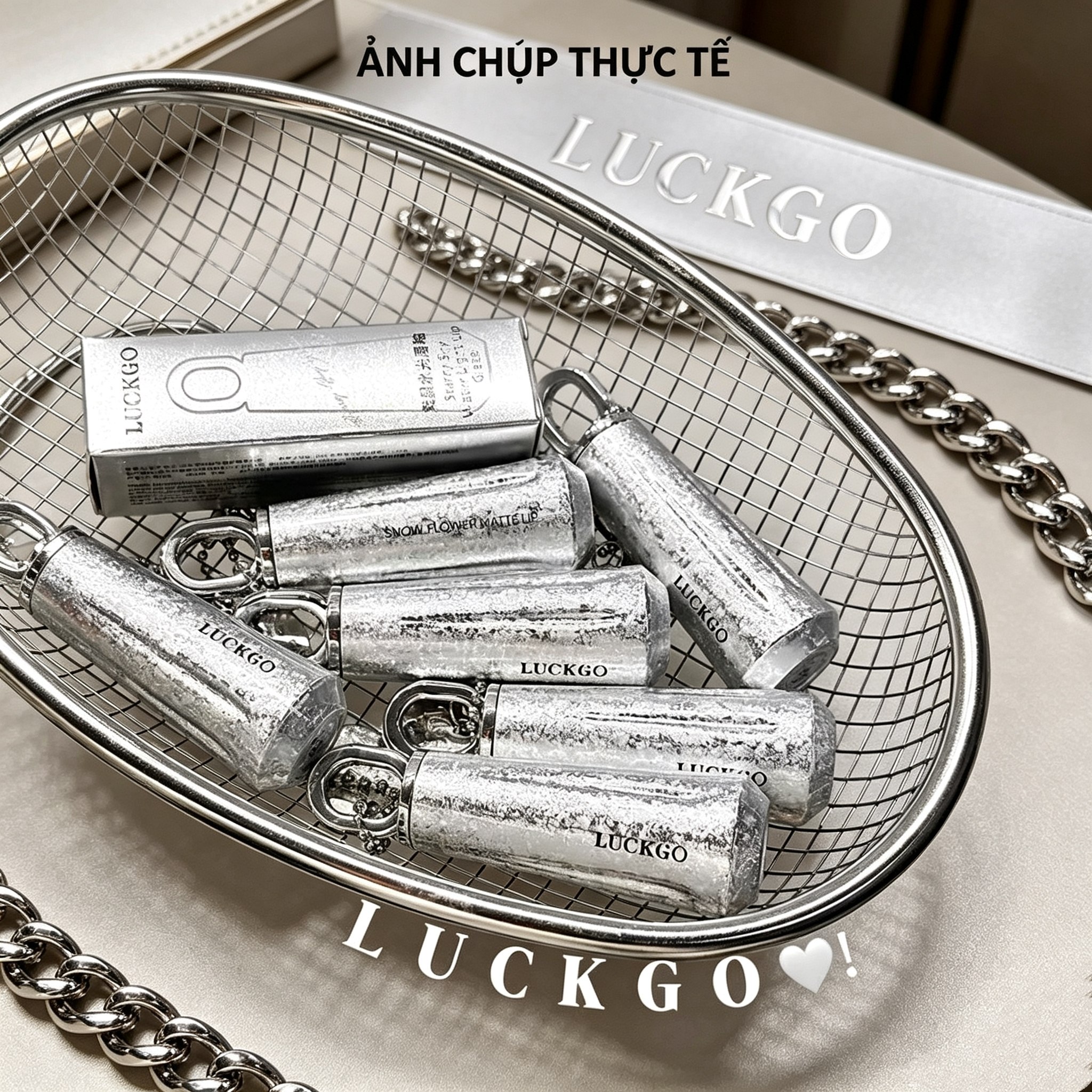 لیپ گلاس دارک گوتیک چارمی LUCKGO